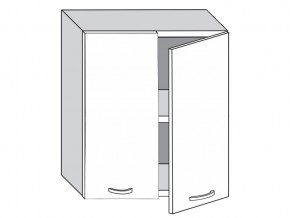 1.60.2 Шкаф настенный (h=720) на 600мм с 2-мя дверцами в Пласте - plast.mebel74.com | фото