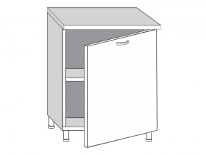 2.60.1 Шкаф-стол на 600мм с 1-ой дверцей в Пласте - plast.mebel74.com | фото