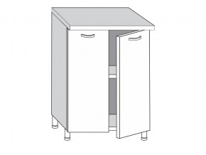 2.60.2 Шкаф-стол на 600мм с 2-мя дверцами в Пласте - plast.mebel74.com | фото