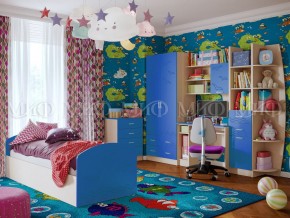 Детская комната Юниор-2 Синий в Пласте - plast.mebel74.com | фото