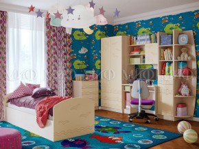 Детская комната Юниор-2 Ваниль в Пласте - plast.mebel74.com | фото