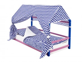 Детская кровать-домик Монтессори Svogen синий-лаванда в Пласте - plast.mebel74.com | фото 4