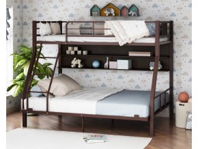 Двухъярусная кровать Гранада-1П 140 коричневый в Пласте - plast.mebel74.com | фото