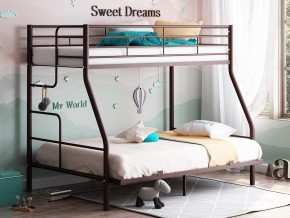 Двухъярусная кровать Гранада-3 140 коричневый в Пласте - plast.mebel74.com | фото 1