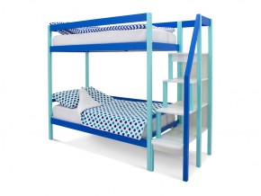 Двухъярусная кровать Svogen мятно-синий в Пласте - plast.mebel74.com | фото