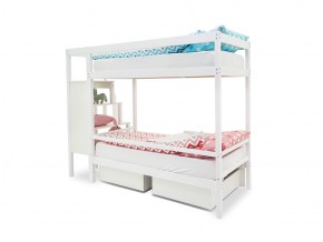 Двухъярусная кровать Svogen с ящиками белый в Пласте - plast.mebel74.com | фото 4