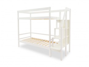 Двухъярусная кровать Svogen с ящиками белый в Пласте - plast.mebel74.com | фото 5