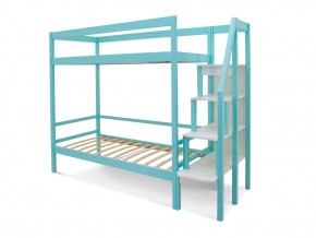 Двухъярусная кровать Svogen с ящиками мятный в Пласте - plast.mebel74.com | фото 2