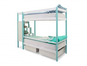 Двухъярусная кровать Svogen с ящиками мятно-белый в Пласте - plast.mebel74.com | фото 5