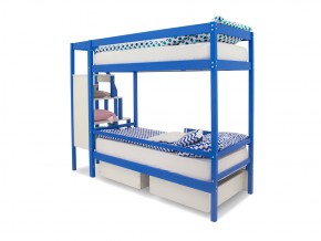 Двухъярусная кровать Svogen с ящиками синий в Пласте - plast.mebel74.com | фото 5