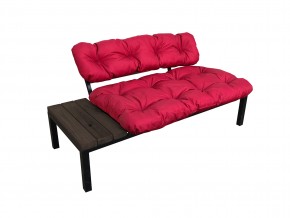 Диван Дачный со столиком красная подушка в Пласте - plast.mebel74.com | фото
