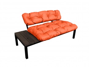 Диван Дачный со столиком оранжевая подушка в Пласте - plast.mebel74.com | фото