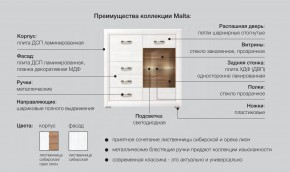 Гостиная модульная Мальта сибирская лиственница в Пласте - plast.mebel74.com | фото 5