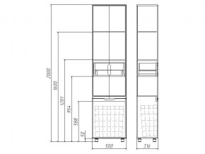 Комплект мебели для ванной 3D 100 в Пласте - plast.mebel74.com | фото 3