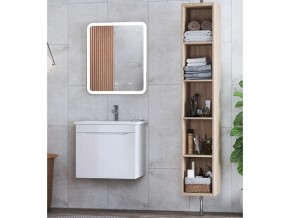 Комплект мебели в ванную Grani 600 белый подвесной в Пласте - plast.mebel74.com | фото 1