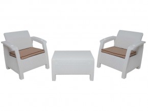 Комплект на балкон Yalta Balcony Set белый в Пласте - plast.mebel74.com | фото