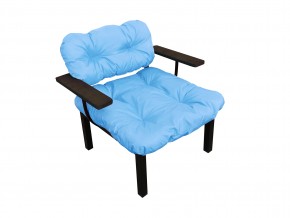 Кресло Дачное голубая подушка в Пласте - plast.mebel74.com | фото