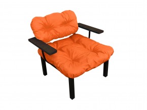 Кресло Дачное оранжевая подушка в Пласте - plast.mebel74.com | фото