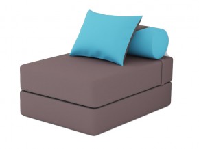 Кресло-кровать Коста Dimrose azure chocolate в Пласте - plast.mebel74.com | фото