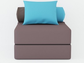 Кресло-кровать Коста Dimrose azure chocolate в Пласте - plast.mebel74.com | фото 3