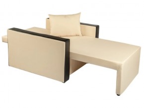 Кресло-кровать Милена с подлокотниками рогожка cream в Пласте - plast.mebel74.com | фото 2