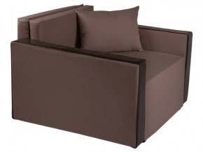 Кресло-кровать Милена с подлокотниками рогожка dimrose в Пласте - plast.mebel74.com | фото 1
