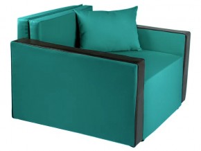 Кресло-кровать Милена с подлокотниками рогожка emerald в Пласте - plast.mebel74.com | фото