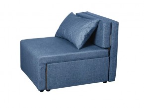 Кресло-кровать Милена велюр синий в Пласте - plast.mebel74.com | фото 1