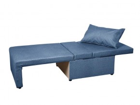 Кресло-кровать Милена велюр синий в Пласте - plast.mebel74.com | фото 3