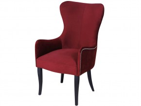 Кресло Лари цвет бордо опоры венге в Пласте - plast.mebel74.com | фото 1