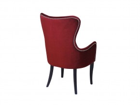 Кресло Лари цвет бордо опоры венге в Пласте - plast.mebel74.com | фото 3
