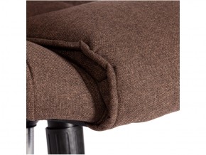 Кресло офисное Bergamo хром ткань коричневый в Пласте - plast.mebel74.com | фото 4