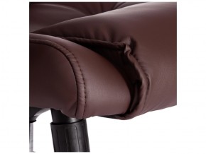 Кресло офисное Bergamo кожзам коричневый 36-36 в Пласте - plast.mebel74.com | фото 4