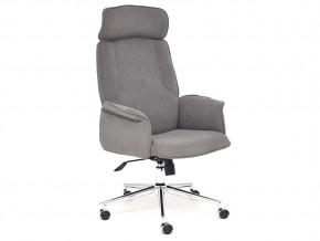 Кресло офисное Charm флок серый в Пласте - plast.mebel74.com | фото 1