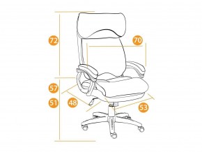 Кресло офисное Duke флок серый в Пласте - plast.mebel74.com | фото 2