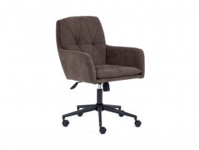 Кресло офисное Garda флок коричневый в Пласте - plast.mebel74.com | фото 1