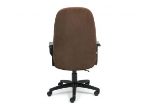 Кресло офисное Leader флок коричневый в Пласте - plast.mebel74.com | фото 4