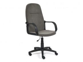 Кресло офисное Leader флок серый в Пласте - plast.mebel74.com | фото