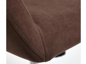 Кресло офисное Modena хром флок коричневый в Пласте - plast.mebel74.com | фото 4