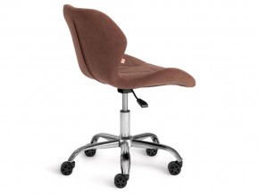 Кресло офисное Selfi флок коричневый в Пласте - plast.mebel74.com | фото 2