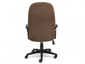 Кресло офисное СН747 флок коричневый в Пласте - plast.mebel74.com | фото 4