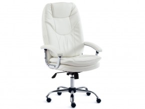 Кресло офисное Softy lux кожам белый в Пласте - plast.mebel74.com | фото