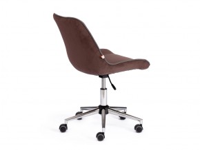 Кресло офисное Style флок коричневый в Пласте - plast.mebel74.com | фото 3