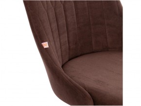 Кресло офисное Swan флок коричневый в Пласте - plast.mebel74.com | фото 4