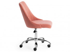 Кресло офисное Swan флок розовый в Пласте - plast.mebel74.com | фото 3