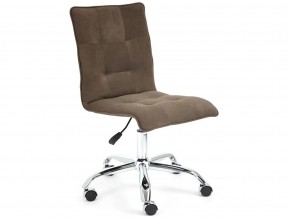 Кресло офисное Zero флок коричневый в Пласте - plast.mebel74.com | фото