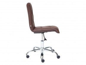 Кресло офисное Zero кожзам коричневый в Пласте - plast.mebel74.com | фото 3