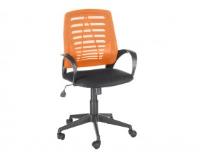 Кресло оператора Ирис стандарт оранжевый/черный в Пласте - plast.mebel74.com | фото