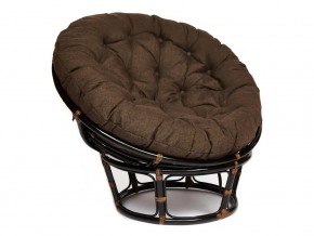 Кресло Papasan 23/01 W с подушкой Antique brown, ткань Коричневый в Пласте - plast.mebel74.com | фото