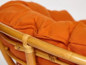 Кресло Papasan 23/01 W с подушкой Honey, ткань Оранжевый в Пласте - plast.mebel74.com | фото 4